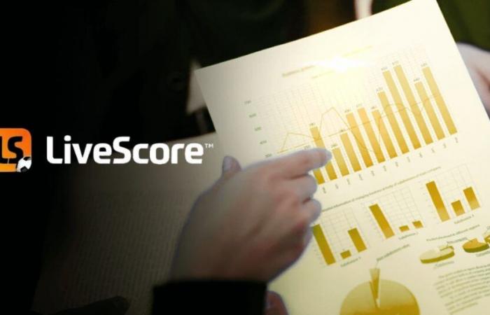 Les revenus du groupe LiveScore augmentent de 38 % malgré les défis du marché