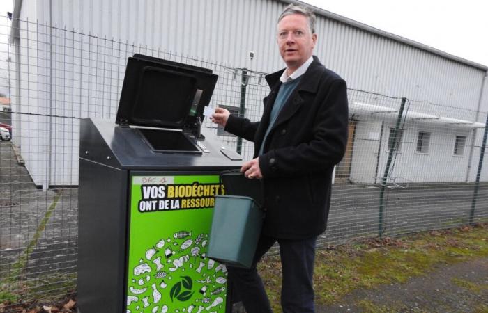 Des composteurs à badges au centre de cette commune de Vendée pour collecter les biodéchets des habitants