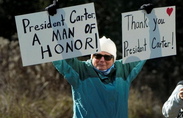 l’hommage à Jimmy Carter a commencé chez lui en Géorgie