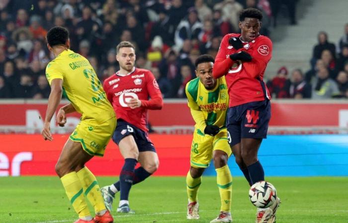 Lille débute l’année par un nul décevant face à Nantes (1-1)