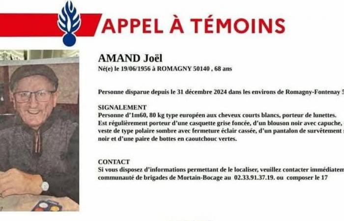 Dans la Manche, un homme a disparu depuis le réveillon du Nouvel An