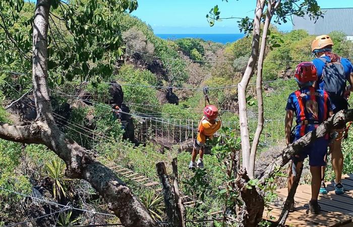 L’Acroroc de Saint-Pierre regorge d’amateurs de sensations fortes de 7 à 77 ans