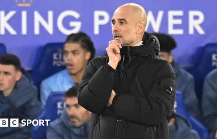 Le patron de Manchester City accepte le blâme pour son mauvais parcours