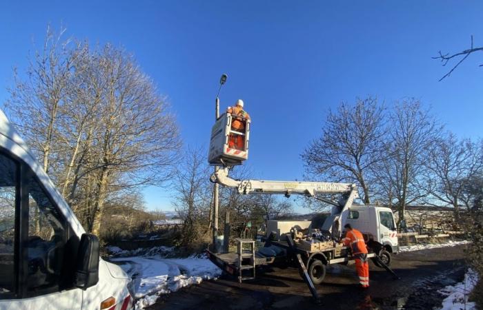 travaux de modernisation de l’éclairage public du village de « Tarreyres »