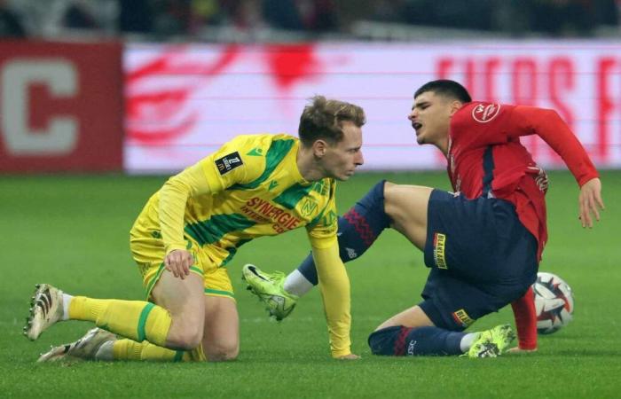 Après avoir mené au score, Lille perd deux points à domicile contre Nantes