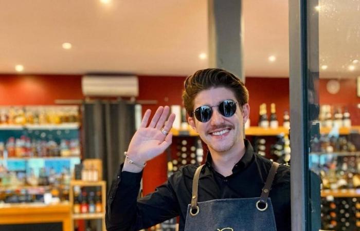 Romain Noël a fait de sa passion du vin son nouveau métier