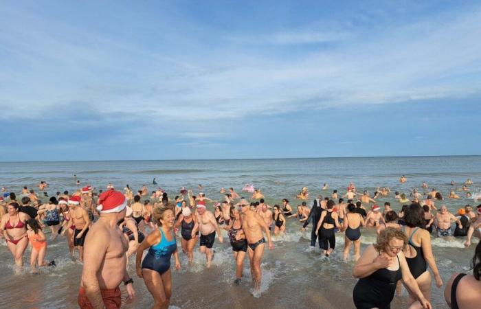 Des centaines de baigneurs sont attendus sur cette plage du Gard le 5 janvier 2025