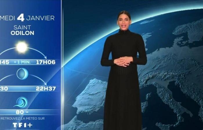 Tatiana Silva salue une dernière fois les téléspectateurs de TF1 avant son congé maternité