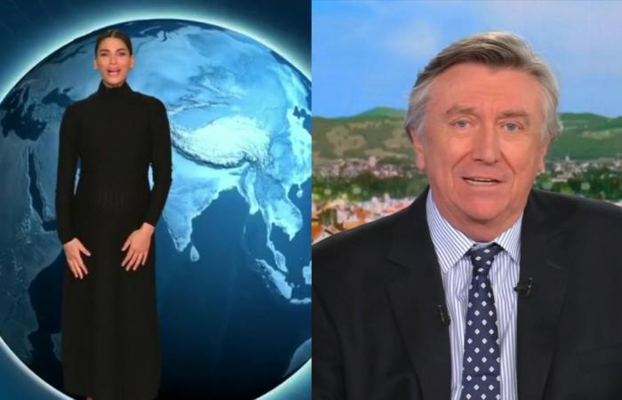 Tatiana Silva part en congé maternité, un clin d’oeil de Jacques Legros au JT de 13h