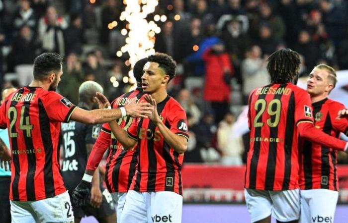 Buteur de Rennes, Nice monte au pied du podium