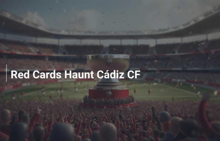 Les cartons rouges pèsent sur le Cadix CF