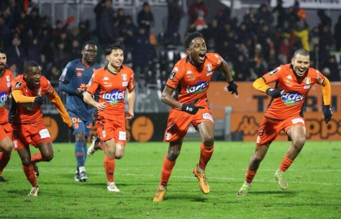 Laval stadium. Kouassi and Tchokounté free Le Basser… The notes after Lorient