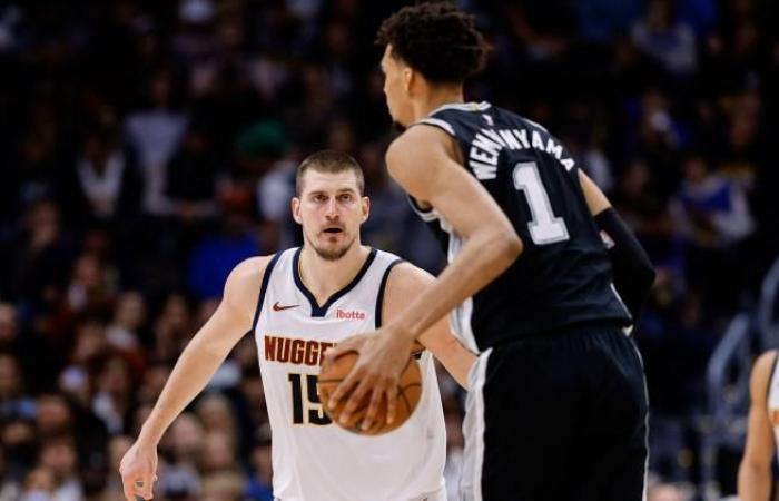 les Spurs s’imposent à Denver, avec un duel colossal entre Victor Wembanyama et Nikola Jokic