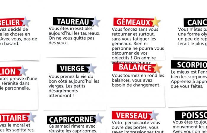 L’horoscope Week-end Expresso du samedi 4 janvier 2025