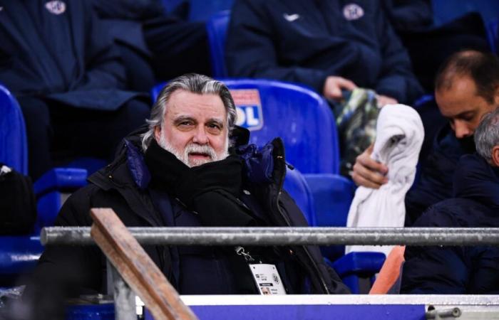 La terrible banderole des supporters lyonnais visant Laurent Nicollin