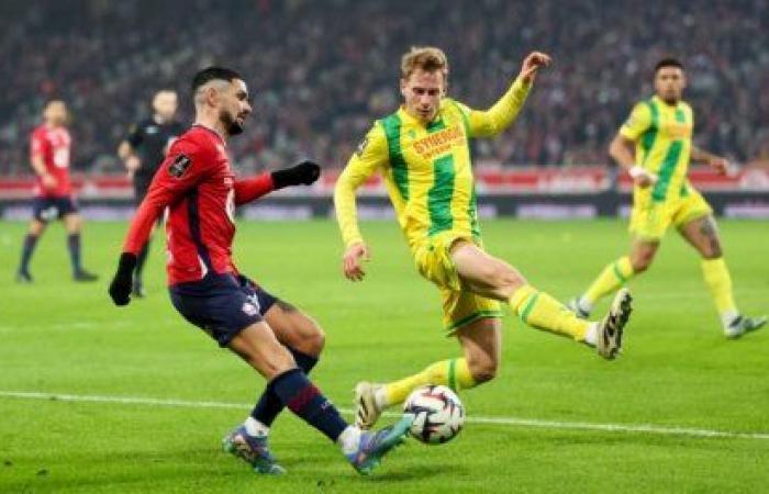 Lille cède deux points contre Nantes