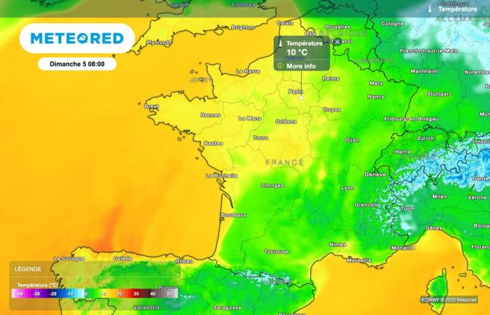 hausse spectaculaire des températures en France ! Quand est-ce que cela arrivera ? Toute la France concernée ?