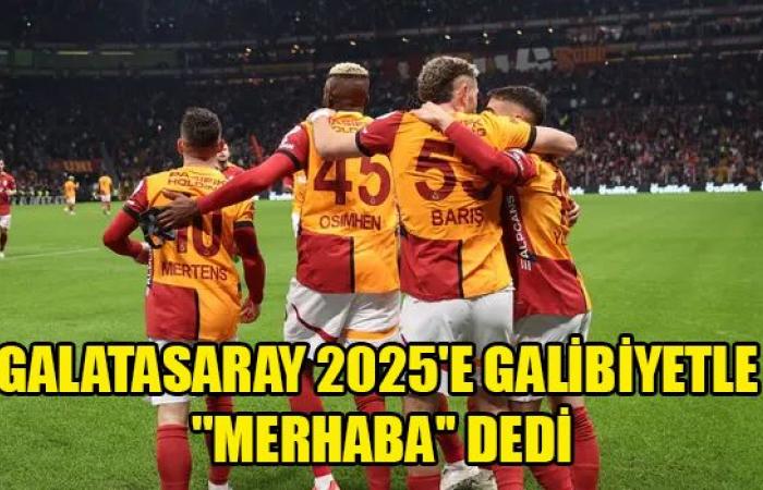 Galatasaray dit « bonjour » à 2025 avec une victoire