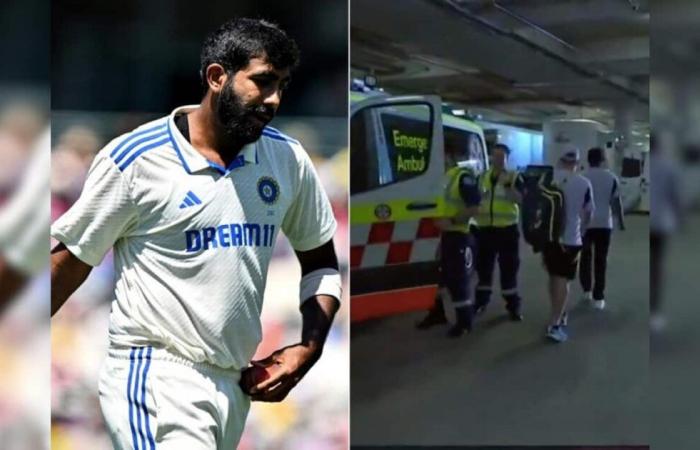 Virat Kohli dirige l’Inde, des visuels inquiétants montrent que Jasprit Bumrah part pour l’hôpital en raison de…