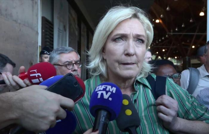 Marine Le Pen, en visite dans l’archipel, appelle à “ne pas oublier” les “promesses” faites