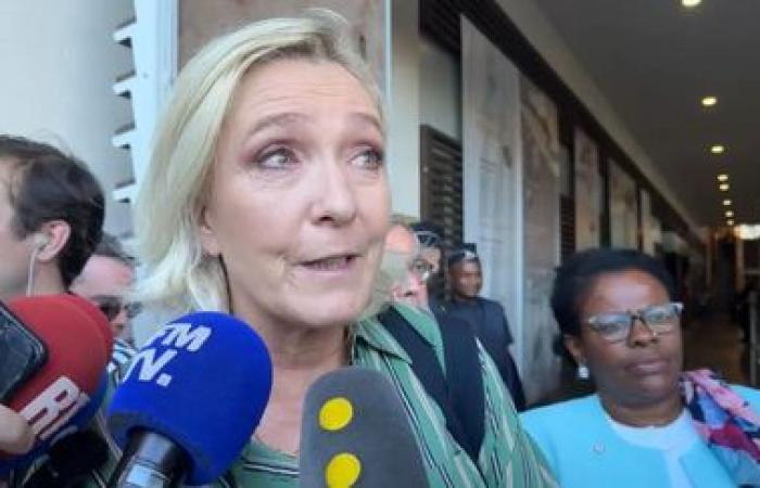 le plan de reconstruction du gouvernement “ne va pas assez loin”, déplore Marine Le Pen dès son arrivée sur place