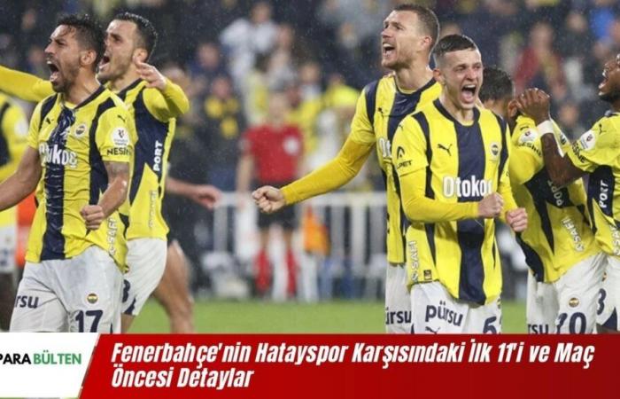 Fenerbahçe Hatayspor match commençant le 11