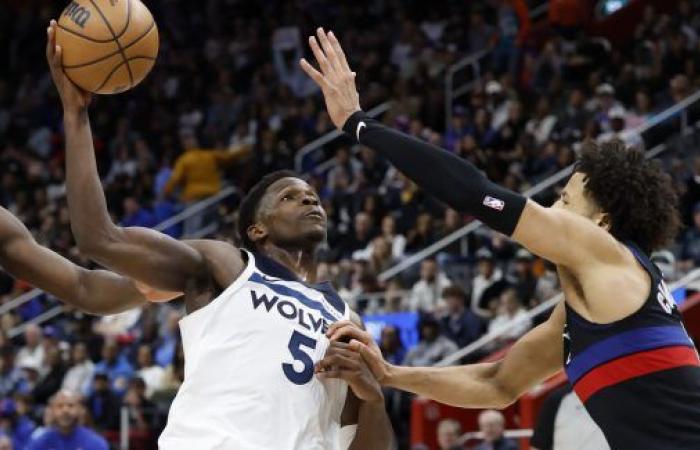 Les Pistons gâchent le record de carrière d’Anthony Edwards • Basket USA