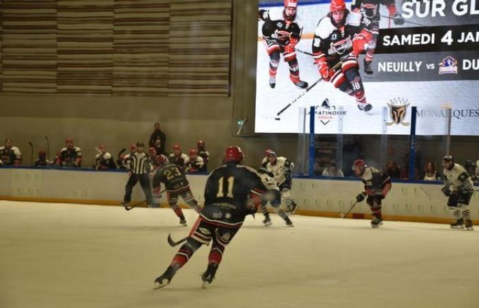 En images : revivez le match de hockey sur glace entre Neuilly-sur-Marne et Dunkerque, joué à la patinoire de Dreux