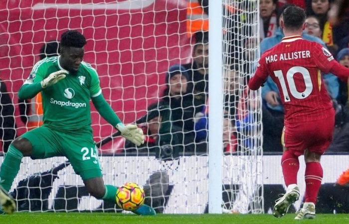 André Onana et Manchester United arrachent un point contre Liverpool