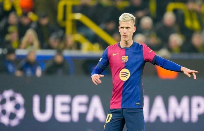 La re-signature de Dani Olmo au FC Barcelone rejetée