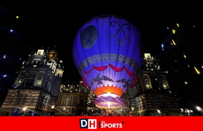 Mais que faisait cette montgolfière devant la mairie de Saint-Gilles ? Elle annonce l’ouverture du Centre Jules Verne à Forest (vidéo)