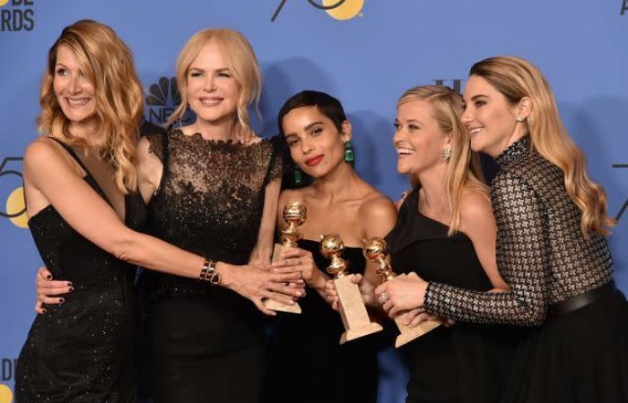 La robe décolletée en cœur de Zoë Kravitz apporte une élégance discrète aux Golden Globes 2025