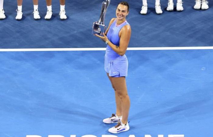 Tennis. Aryna Sabalenka confirme sa place de n°1 mondiale à Brisbane