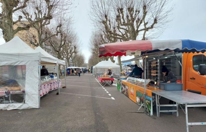 Montceau – Le marché du samedi victime d’une vague de froid, ça marche moins bien, explications