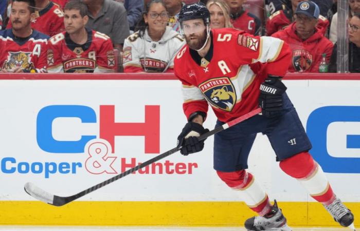 Ekblad pourrait manquer le match de lundi