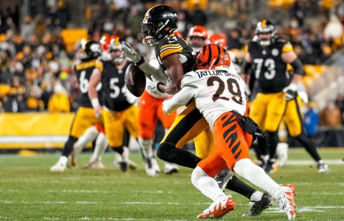 “Le demi de coin des Bengals appelle George Pickens des Steelers après une performance vierge”.