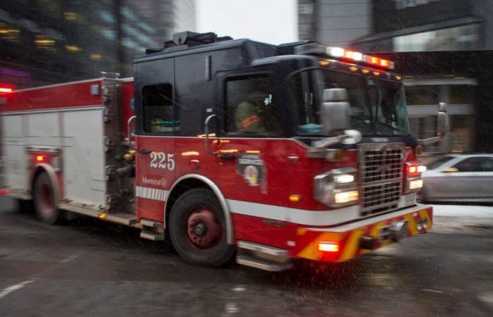 Un immeuble commercial de Montréal visé par un incendie criminel