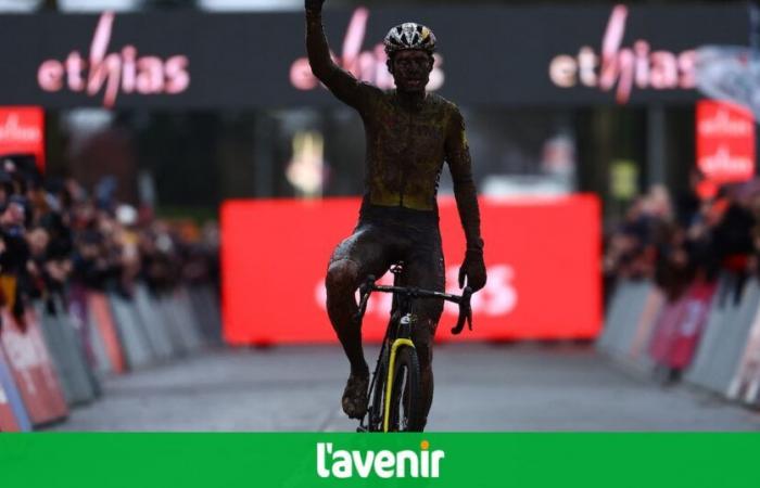 Wout van Aert remporte la démonstration dans des conditions dantesques