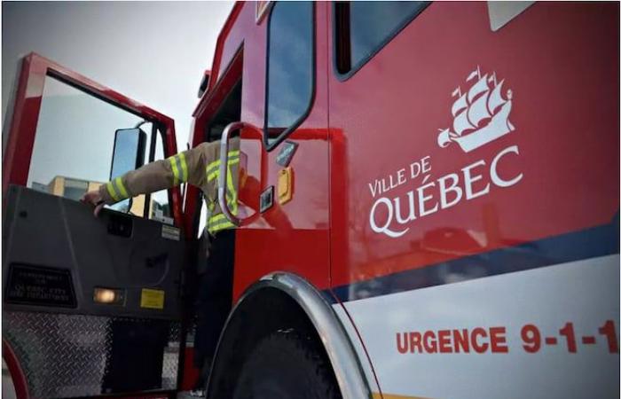 Incendie dans un immeuble à Beauport