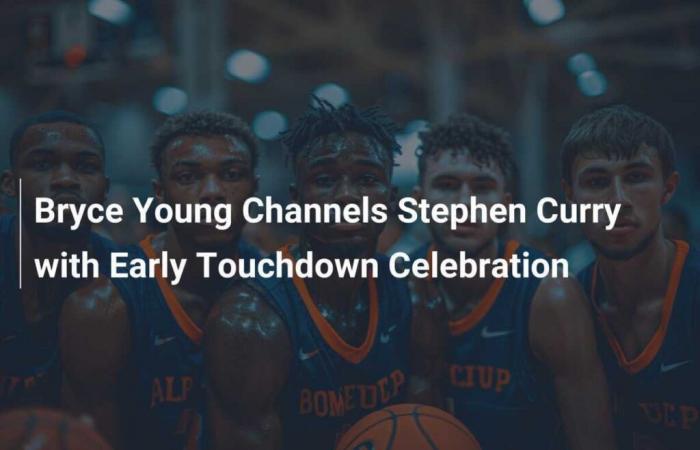 Bryce Young s’inspire de Stephen Curry pour célébrer le touché en début de match