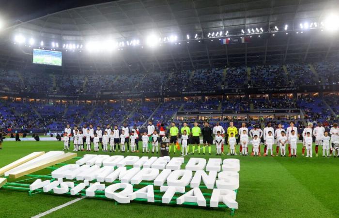 Le stade 974 de Doha loin d’être plein pour le choc entre le PSG et Monaco