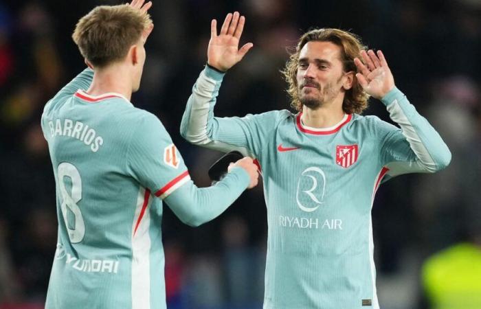 Le capitaine de l’Atlético de Madrid, Griezmann, a gagné en huitièmes de finale