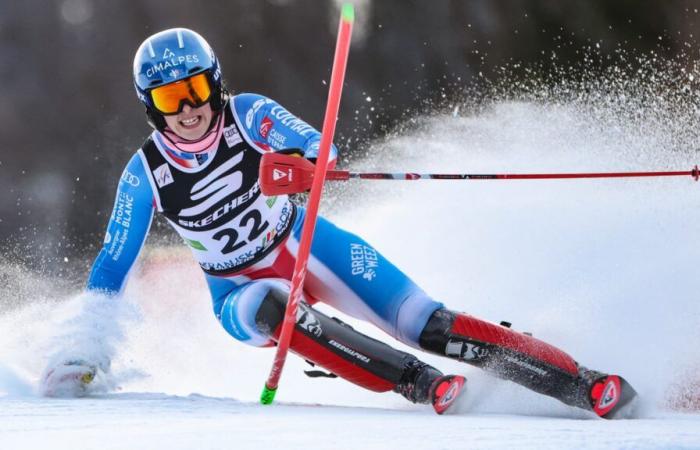 Marie Lamure réalise son premier top 10 en carrière en slalom