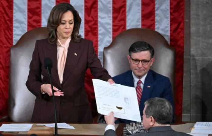 Le Congrès américain consacre le triomphe de Trump – 06/01/2025 à 20h19