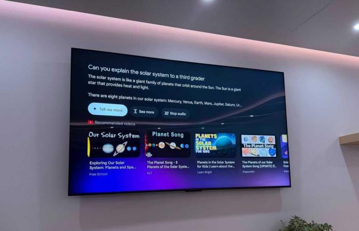 Google rêve de vous faire payer un jour un assistant AI TV