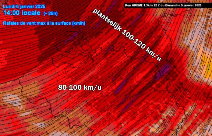 Une ligne de grains épicés apporte un temps temporairement orageux à l’Épiphanie