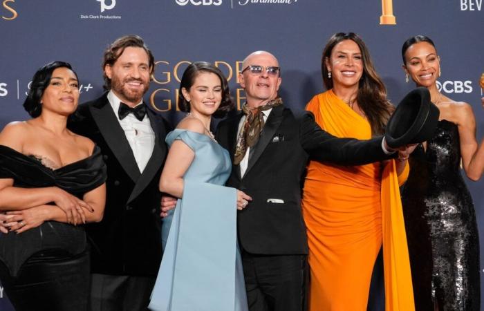 “The Brutalist” et “Emilia Perez” remportent les meilleurs prix du cinéma aux Golden Globes