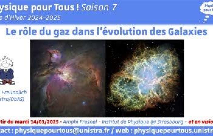 Le gaz dans les galaxies 1/4 par Jonathan Freundlich, Unistra/ObAS : Conférence à Strasbourg