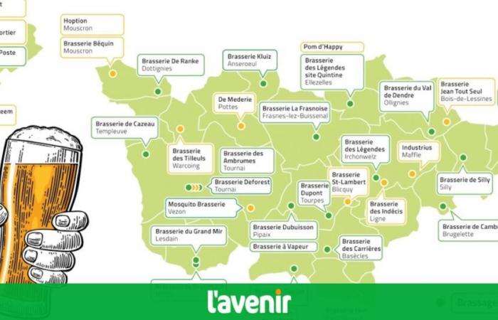 Après une année « morose » pour certains brasseurs de Wallonie picarde, la reprise semble amorcée (notre carte interactive)