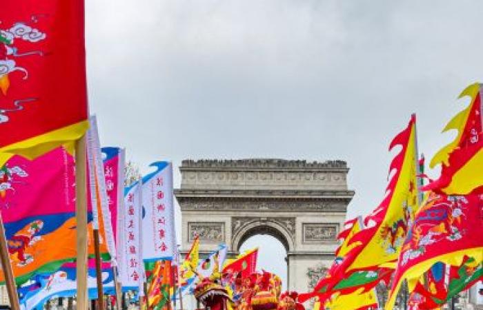 Défilé du Nouvel An chinois – Lunaire sur les Champs-Elysées 2025